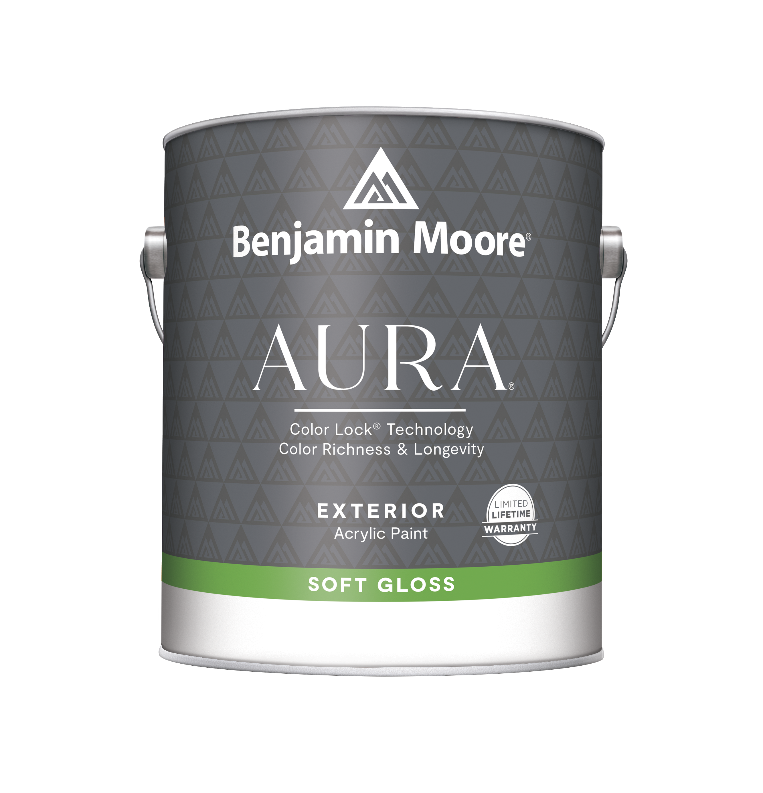 Benjamin Moore Aura exterior, soft gloss, one gallon