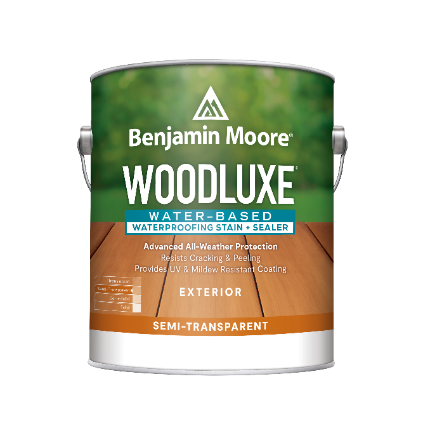 Benjamin Moore Woodluxe water-based stain gallon