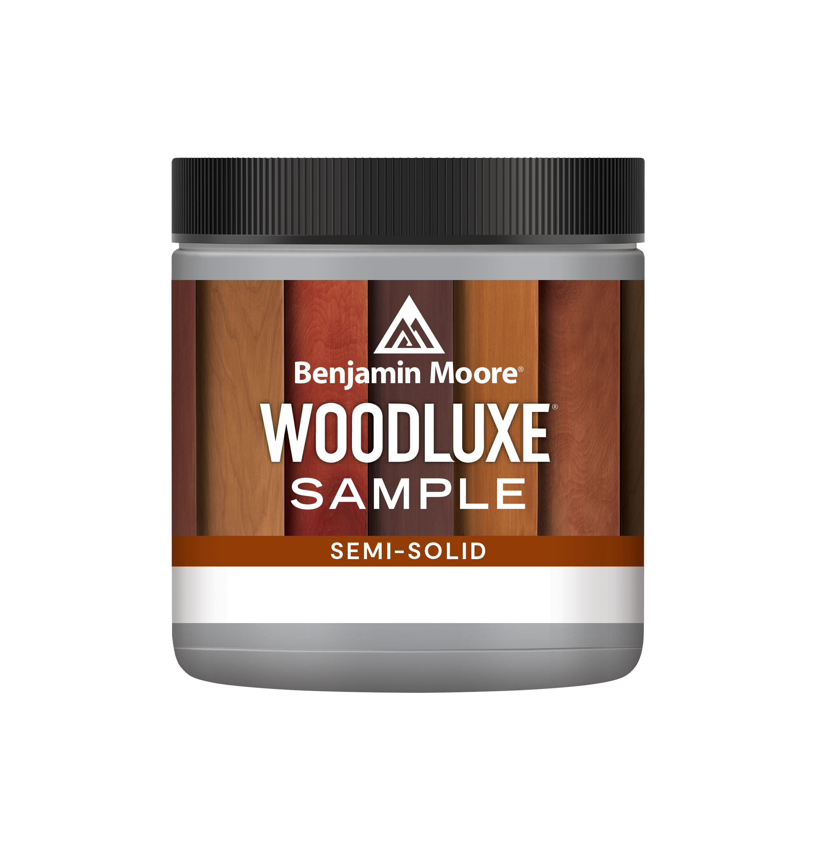 Benjamin Moore Woodluxe sample pot, semi-solid