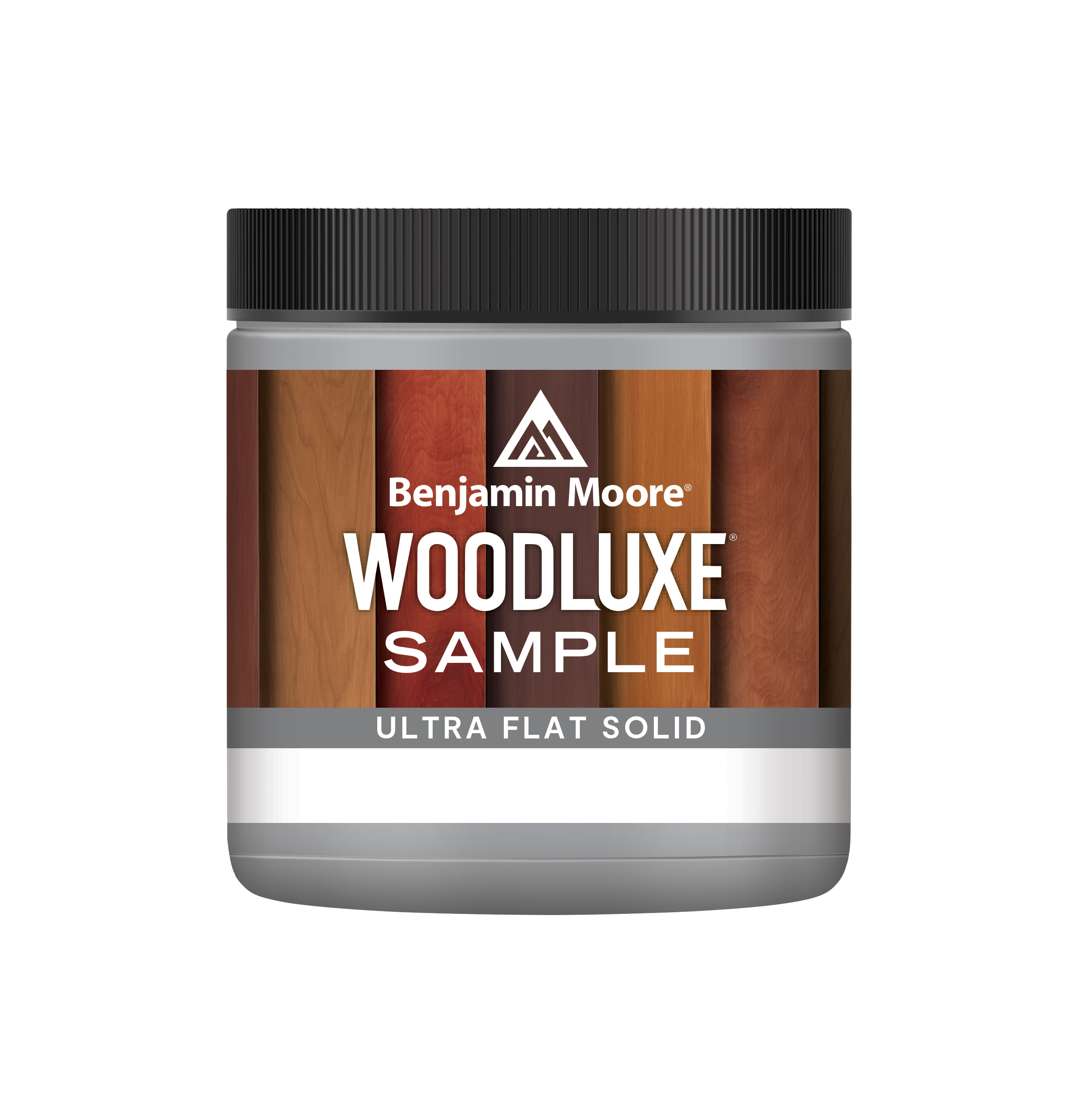 Benjamin Moore Woodluxe sample pot, ultra flat solid