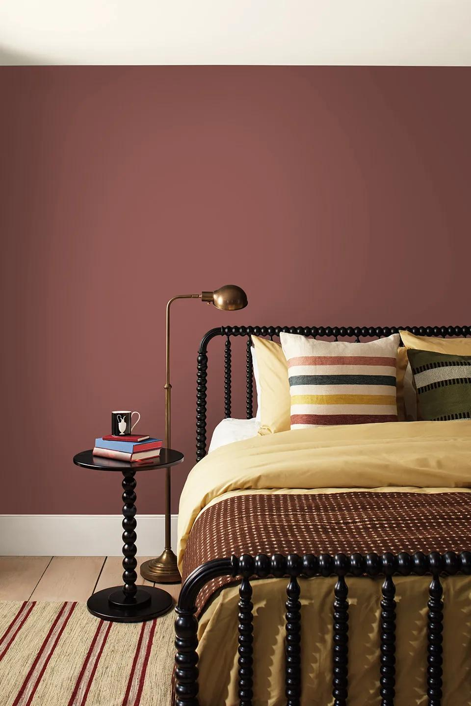 Bedroom in Benjamin Moore Southwest Pottery