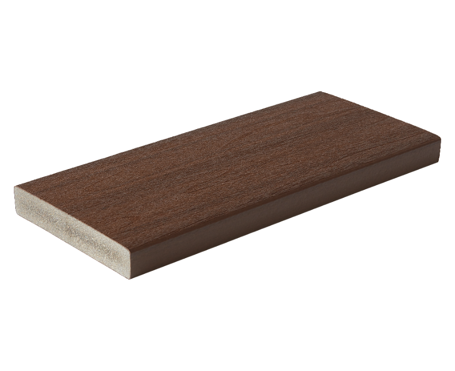 Fiberon Concordia Symmetry deck board in Burnt Umber