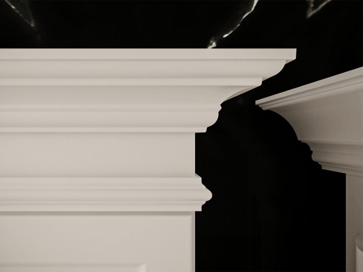 Kitchen crown moulding