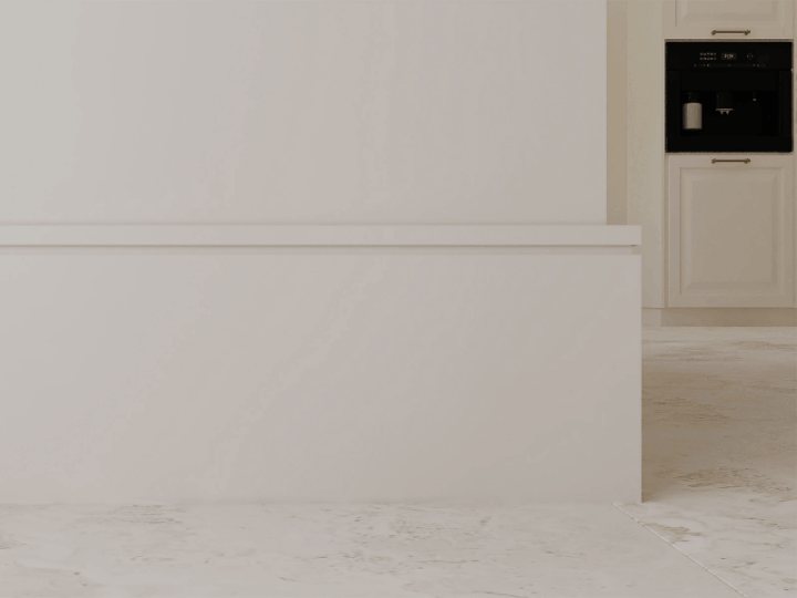 Baseboard in a living room