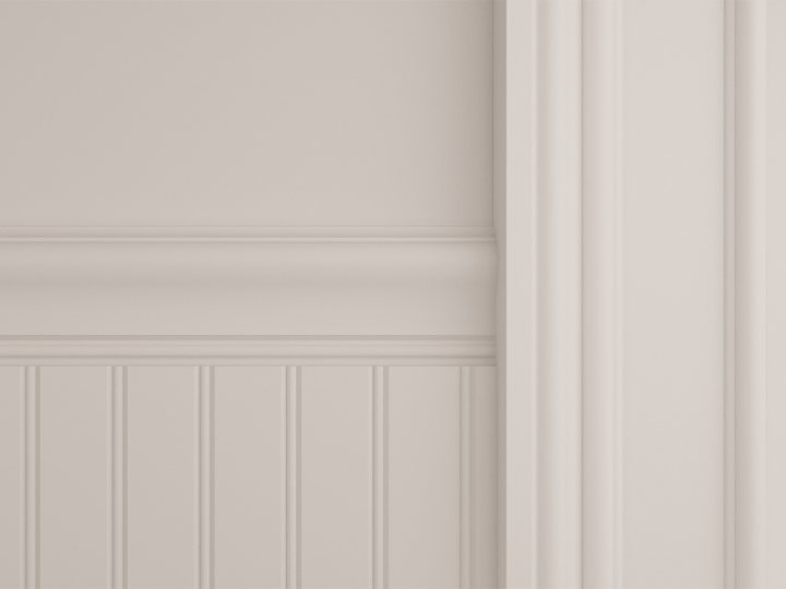 Bathroom chair rail