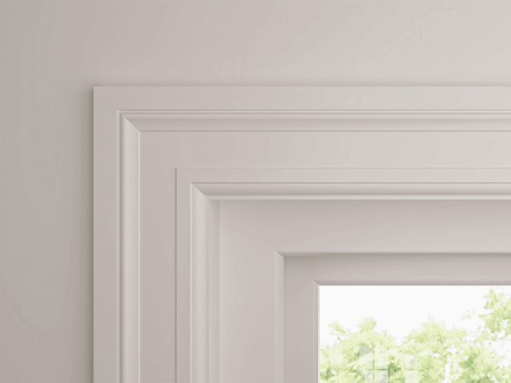 Door casing in a kitchen
