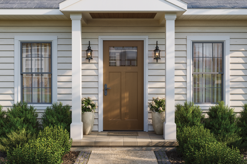 Therma-Tru Classic-Craft entry door in Acorn