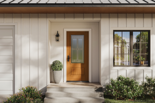Therma-Tru Fiber-Classic door in Wildflower Honey