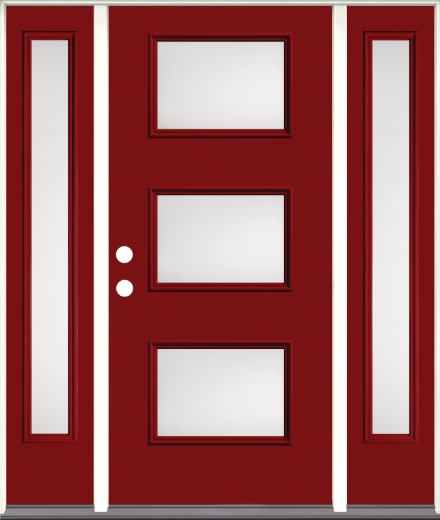 Therma-Tru Steel  Real Red door