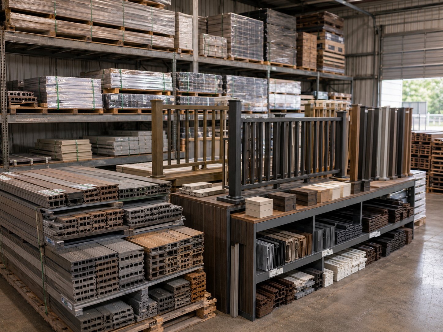 Video poster image — Our decking rack: Trex, Fiberon and TimberTech