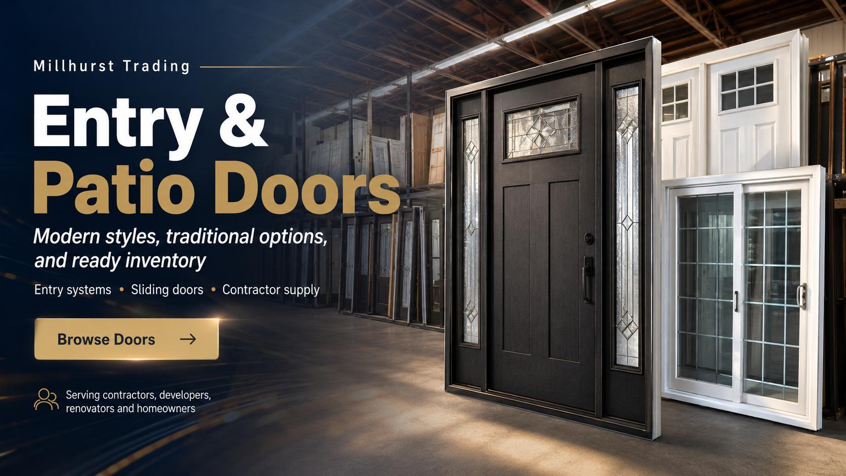 Entry and patio doors