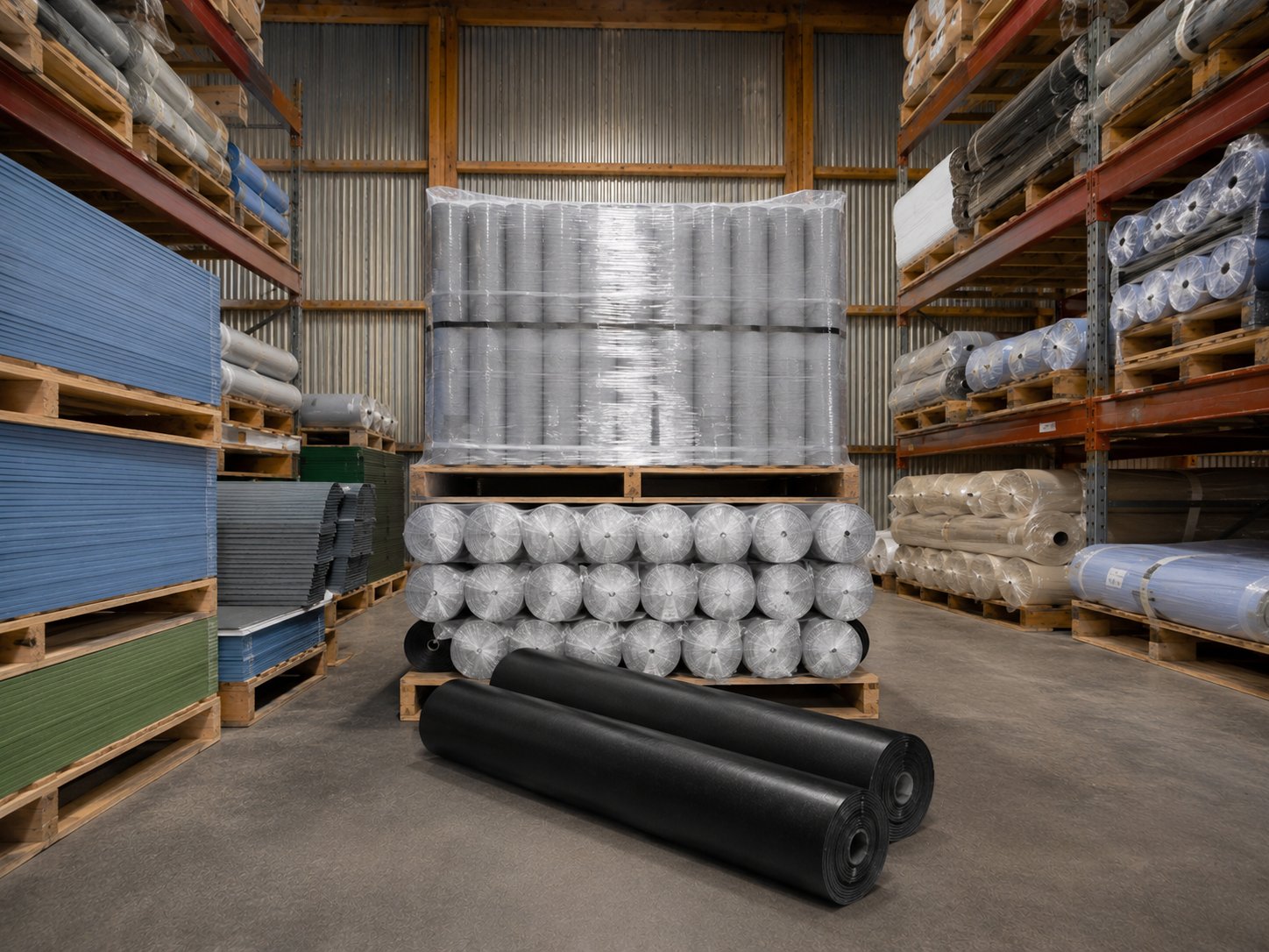 Bulk contractor and developer building-material lots