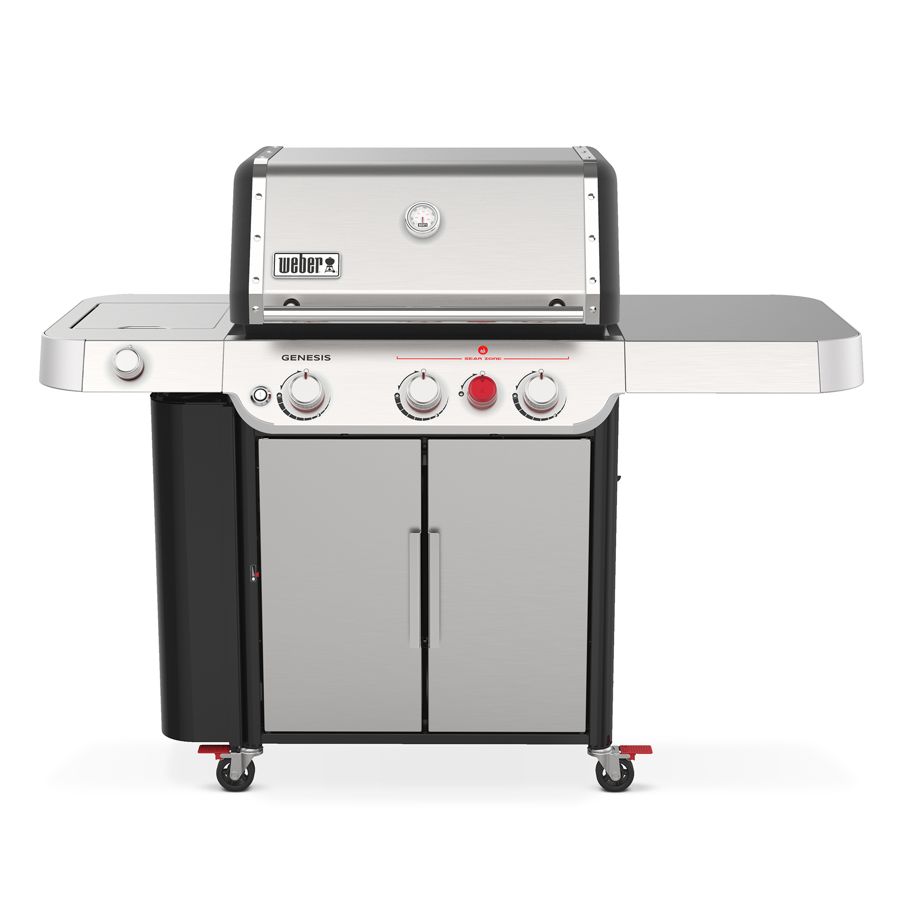 Weber gas grill cabinet in Stainless