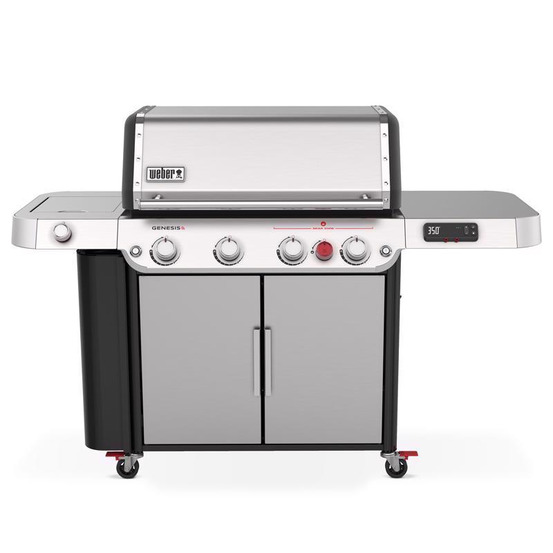 Weber gas grill, stainless