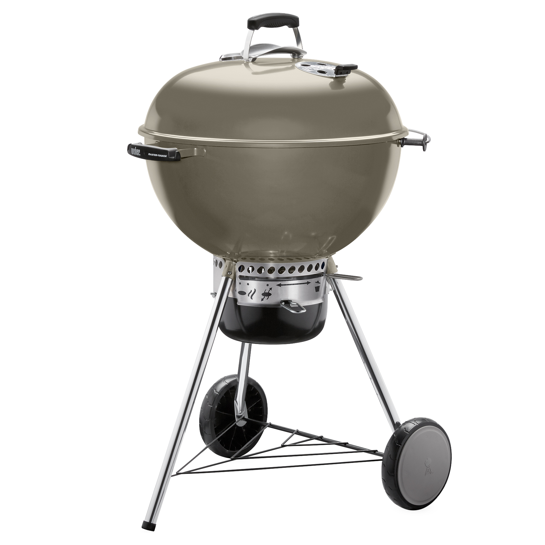 Weber charcoal kettle in Smoke
