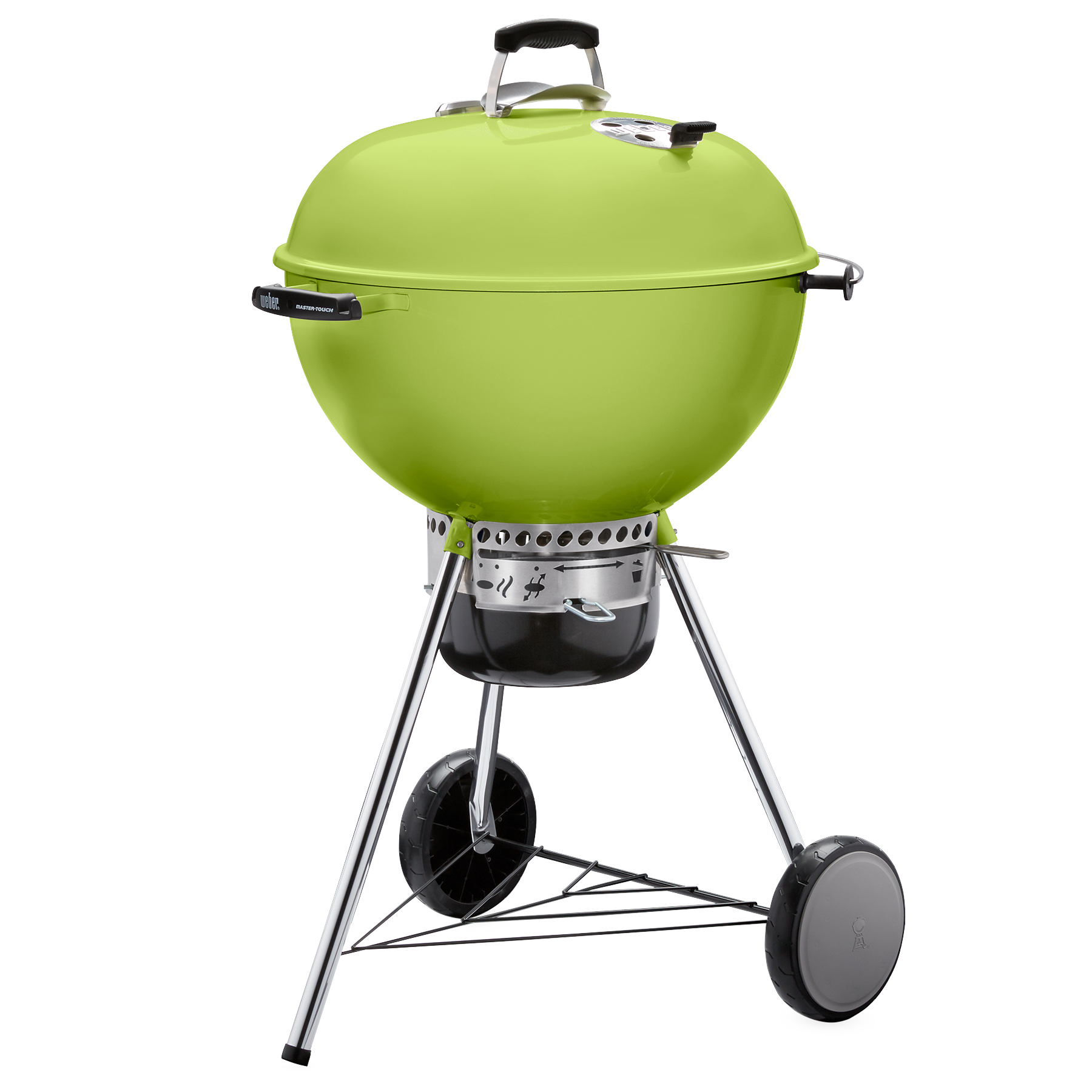 Weber charcoal kettle in Acid Green